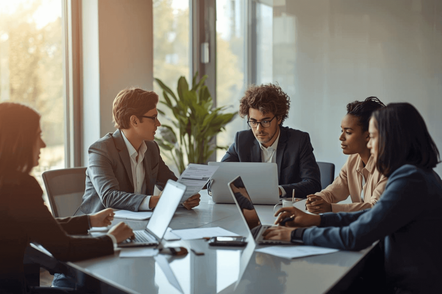 Professional transaction discussion